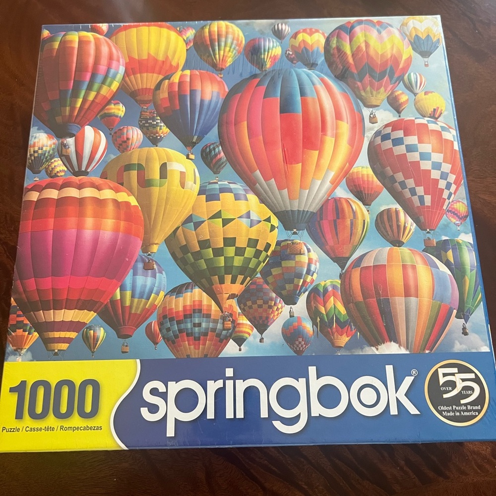 New Springbok Hot Air Balloon Puzzle 1000 Pieces